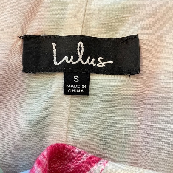 Lulu's Brushstroke of Luck Pink Multi Stripe Dress - Picture 6 of 7